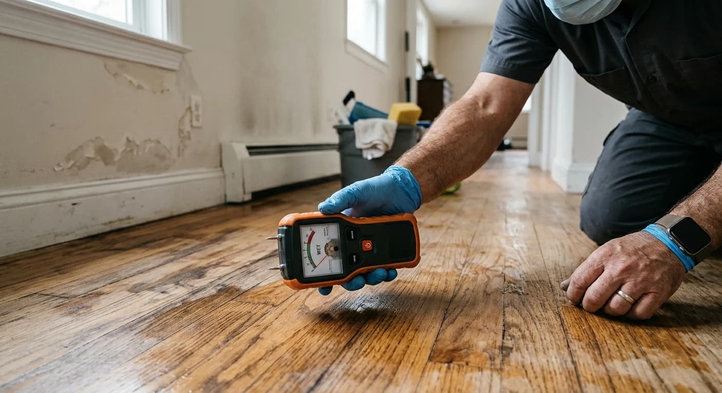 Professional water damage restoration work - What Are the Common Indicators of Water Damage?